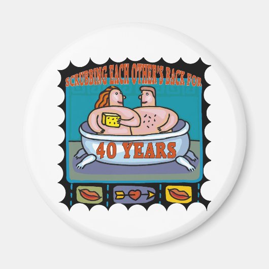 40th weddinganniversaryb5 magnet (Vorne)