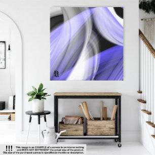 40x40" Lavendel Moon Trend Abstrakt Art Violet Leinwanddruck