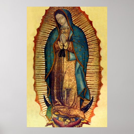 40x60 Das Foto von unserem Lady Guadalupe Poster (Vorne)