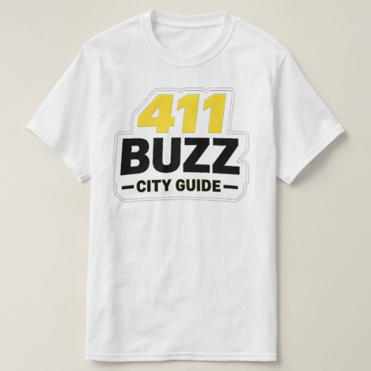 411 Buzz City Guide-Shirt T-Shirt (Design vorne)