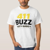 411 Buzz City Guide-Shirt T-Shirt (Vorderseite)