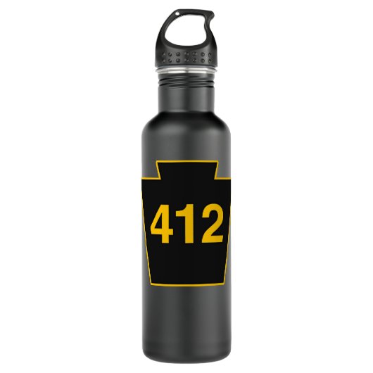 412 EDELSTAHLFLASCHE (Vorderseite)
