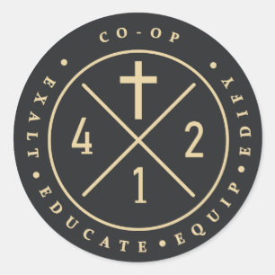 412 Rundaufkleber Runder Aufkleber