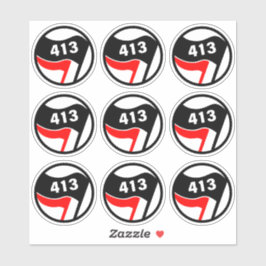 413 Antifascist Sticker Pack