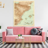 4142 Spanien, Portugal, Osten Leinwanddruck (Insitu (Wohnzimmer))