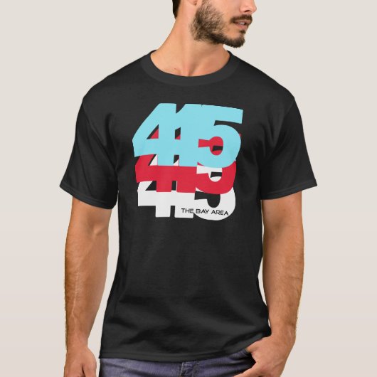 415 Bereichscode T-Shirt (Vorderseite)