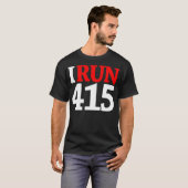 415 SHIRT/WHT-RED T-Shirt (Vorne ganz)