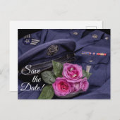 4171-Militärische Hochzeit Postkarte (Vorne/Hinten)