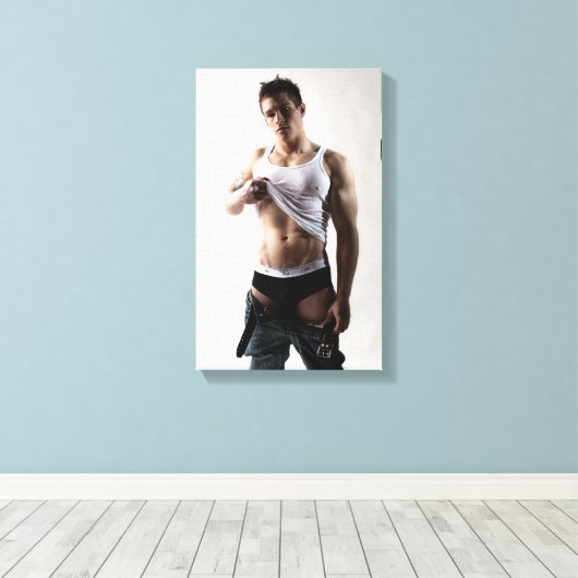 41786a Hunk Leinwanddruck (Insitu (Holzboden))