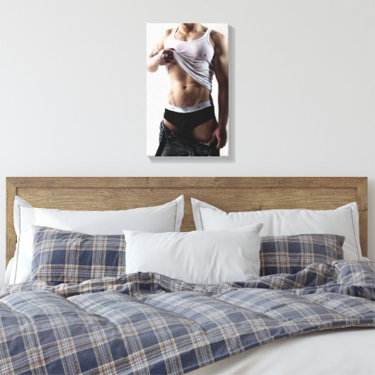 41786a Hunk Leinwanddruck (Insitu (Schlafzimmer))