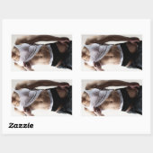 41786a Hunk Rechteckiger Aufkleber (Blatt)