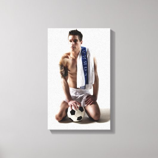 41873a Soccer Jock Leinwanddruck (Vorderseite)
