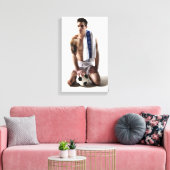 41873a Soccer Jock Leinwanddruck (Insitu (Wohnzimmer))
