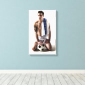41873a Soccer Jock Leinwanddruck (Insitu (Holzboden))