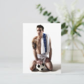 41873a Soccer Jock Postkarte (Stehend Vorderseite)