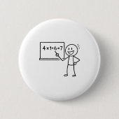41 67 Meme Einundvierzig Six Sieben Funny Mathemat Button (Vorderseite)