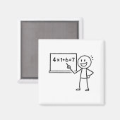 41 67 Meme Einundvierzig Six Sieben Funny Mathemat Magnet (Vorderseite/Rückseite)