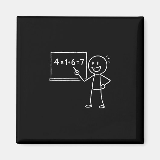 41 67 Meme Einundvierzig Six Sieben Funny Mathemat Magnet (Vorne)