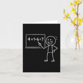 41 67 Meme Four One Six Sieben Funny Mathematiker Karte (Gelbe Blume)