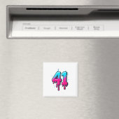 41 Eis-Drip-Meme Einundvierzig Vier Gen Alpha Sl Magnet (In Situ (Geschirrspüler))