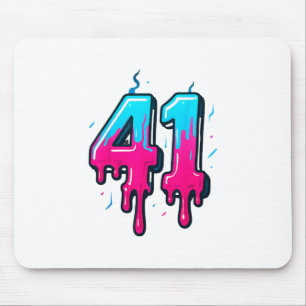 41 Eis-Drip-Meme Einundvierzig Vier Gen Alpha Sl Mousepad