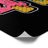 41 Eiscreme-Tropfen Meme 40 One Four Gen Alpha Sl Poster (Ecke)