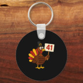 41 Funny Thanksgiving Turkey Meme Forty One 4 1 Gi Schlüsselanhänger (Vorderseite)