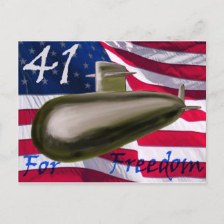 41 für Freiheit Postkarte