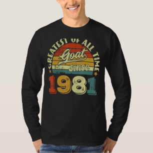 41. Geburtstag 41 Jahre alte Ziege seit 1981 T-Shirt