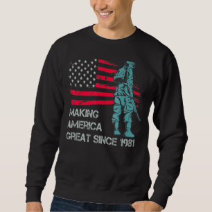 41. Geburtstag - Amerika wird seit 1981 großartig Sweatshirt