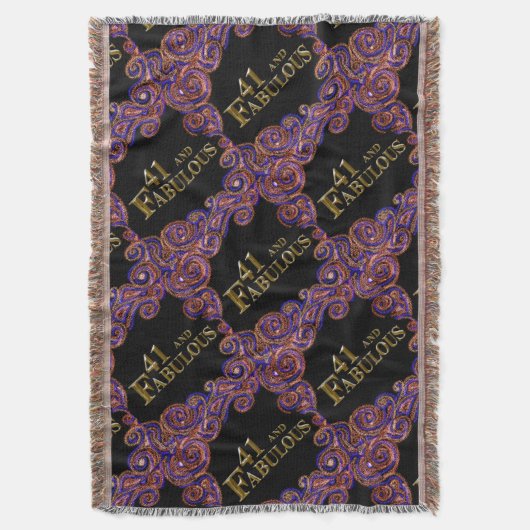 41. Geburtstag Decke (Vorderseite Vertikal)