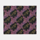 41. Geburtstag Fleecedecke (Vorderseite (Horizontal))