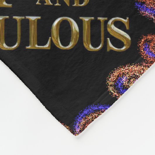 41. Geburtstag Fleecedecke (Ecke)