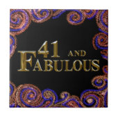 41. Geburtstag Fliese (Vorderseite)