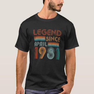 41. Geburtstag für 41-jährige Legende seit 1. Apri T-Shirt