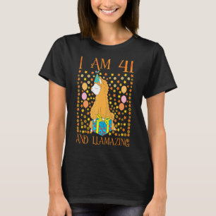 41. Geburtstag für Frauen Mädchen Mama Ihr 41 Jahr T-Shirt