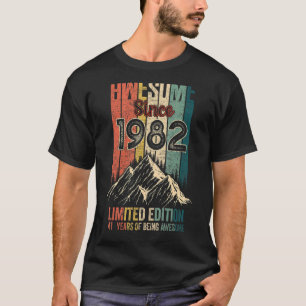 41. Geburtstag  Großartig seit 1982  Vintage T-Shirt
