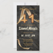 41. Geburtstag Mobile Einladung (Vorderseite)