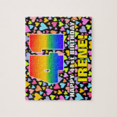 41. Geburtstag — Spaß, liebevolle Herzformen + "41 Puzzle (Vertikal)