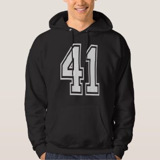41 Geburtstagsnummer der Uni Hoodie
