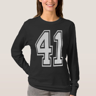 41 Geburtstagsnummer der Uni T-Shirt