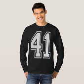 41 Geburtstagsnummer der Uni T-Shirt (Vorne ganz)