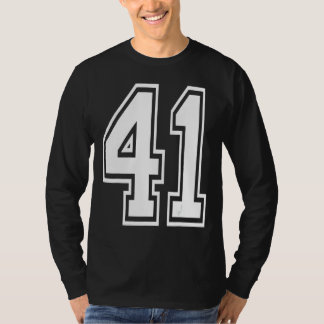 41 Geburtstagsnummer der Uni T-Shirt