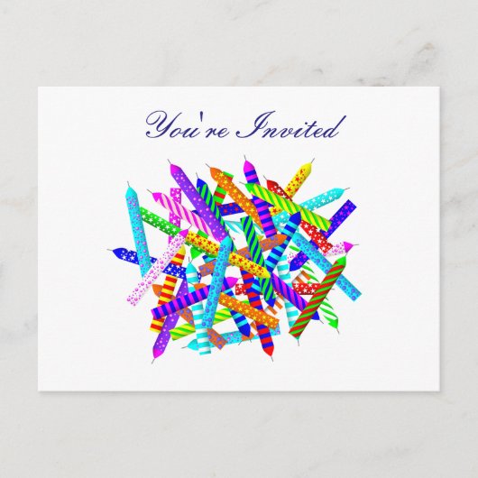 41. Geburtstagspenden Einladungspostkarte (Vorderseite)