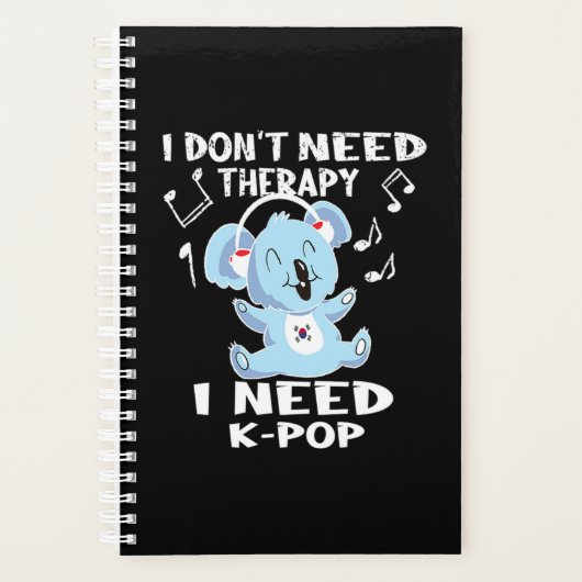 41.I Dont Need Therapy I Need KPop Planer (Vorderseite)