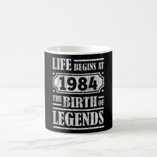 41 Jahre alt 1984 Geburt der Legende 41. Geburtsta Kaffeetasse