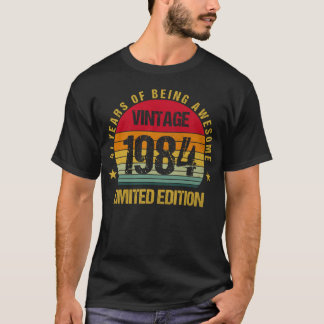 41 Jahre alt einundvierzig 1984 41. Geburtstag Vin T-Shirt