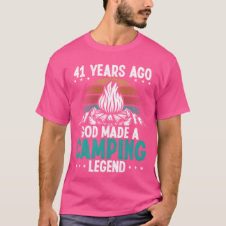 41 Jahre alte Camping-Legende Scout 41Geburtstag C T-Shirt