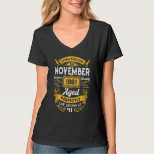 41 Jahre alte Legenden Geboren im November 1981 41 T-Shirt