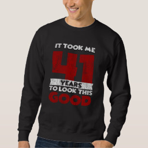 41 Jahre alte Vintage-Funshirt zum 41. Geburtstag Sweatshirt